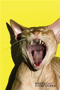 Sphynx Cat Lover Journal