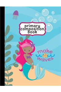 Mermaid Primary Composition Book - Handwriting Paper