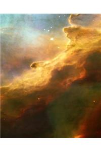 Sky Scene Space Theme Science School Composition Book 130 Pages