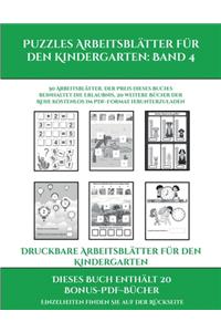 Druckbare Arbeitsblätter für den Kindergarten (Puzzles Arbeitsblätter für den Kindergarten