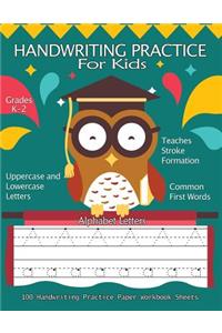 Handwriting Practice For Kids