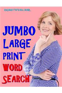 Jumbo Large Print Word Search