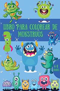 Libro para colorear de monstruos