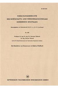 Die Reduktion von Eisenerzen im Elektro-Fließbett