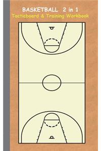 Basketball 2 in 1 Tacticboard and Training Workbook