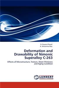 Deformation and Drawability of Nimonic Superalloy C-263