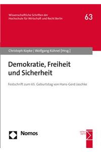 Demokratie, Freiheit Und Sicherheit