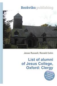 List of Alumni of Jesus College, Oxford