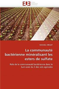 Communauté Bactérienne Minéralisant Les Esters de Sulfate