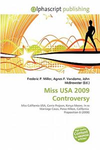 Miss USA 2009 Controversy