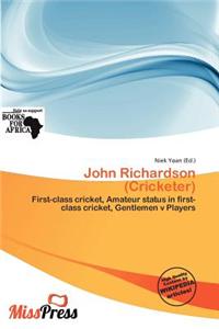 John Richardson (Cricketer)