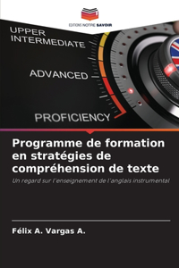 Programme de formation en stratégies de compréhension de texte