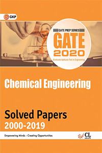 GATE 2020 - 20 Years' Solved Papers (2000-2019) - Chemical Engineering
