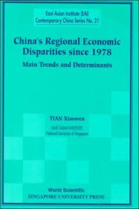 China's Regional Economic Disparities Since 1978: Main Trends and Determinants
