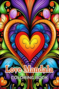Love Mandala Coloring Book