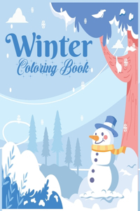 Christmas and Winter Coloring Book
