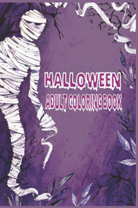 Halloween Adult Coloring Book