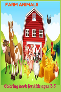 Farm Animals Coloring Book for Kids