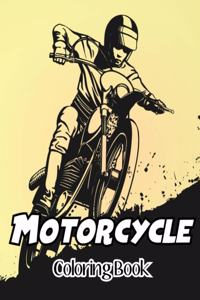Motorcycle Coloring Book