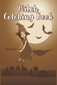 Witch Coloring Book