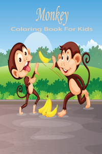 Monkey Coloring Book For Kids