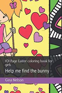 101 Page Easter coloring book for girls