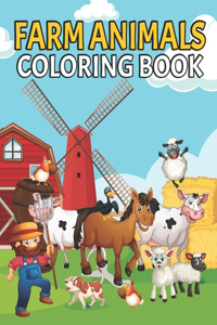 Farm Animals Coloring book