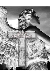 Angel God loves you creative journal