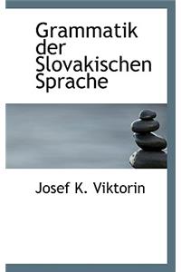 Grammatik Der Slovakischen Sprache