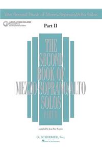 He Second Book of Mezzo-Soprano Solos Part II - Book/Online Audio