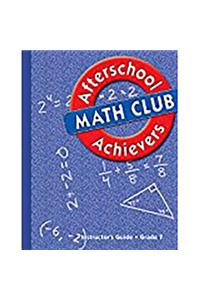 Great Source Afterschool Achievers Math: Teacher Edition Grade 7 2002