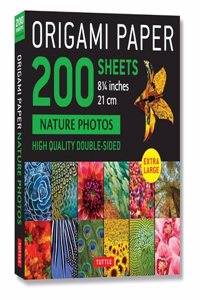 Origami Paper 200 Sheets Nature Photos 8 1/4 (21 CM)