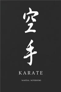 Martial Notebooks KARATE