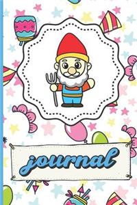 Garden Gnome Birthday Party Journal
