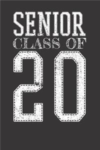 2020 Senior Class Graduation Notebook Journal