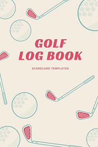 Golf Log Book Scorecard Templates