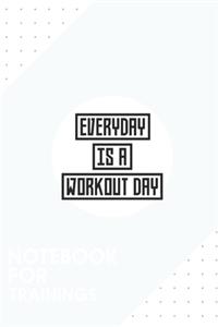 Notebook for Trainings