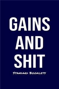 Gains And Shit Standard Booklets