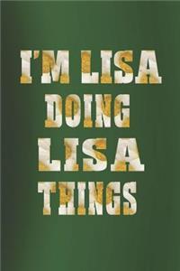 I'm Lisa Doing Lisa Things