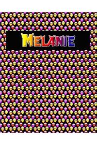 120 Page Handwriting Practice Book with Colorful Alien Cover Melanie