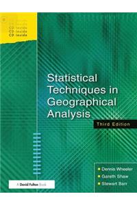 Statistical Techniques in Geographical Analysis
