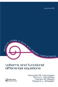 Volterra and Functional Differential Equations