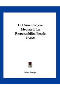 Le Cause Colpose Mediate E La Responsabilita Penale (1900)