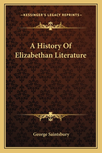 History Of Elizabethan Literature