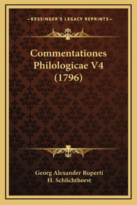 Commentationes Philologicae V4 (1796)