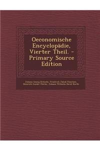 Oeconomische Encyclopadie, Vierter Theil.