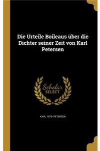 Die Urteile Boileaus Uber Die Dichter Seiner Zeit Von Karl Petersen