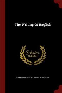 The Writing Of English