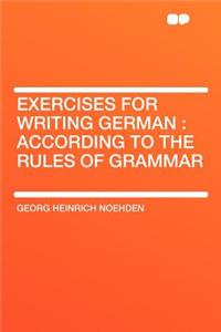 Exercises for Writing German