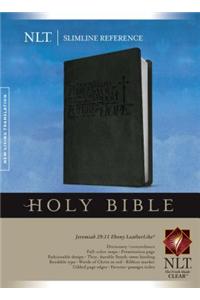 NLT Slimline Reference Bible, Ebony